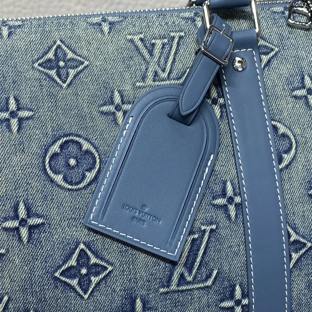 monogram denim keepall bandouliere 50 m22532 7