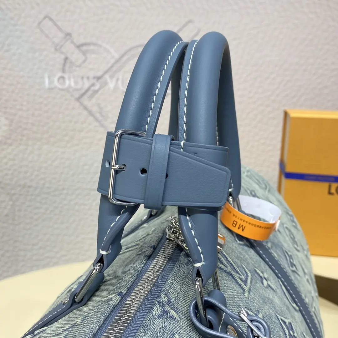 monogram denim keepall bandouliere 50 m22532 8