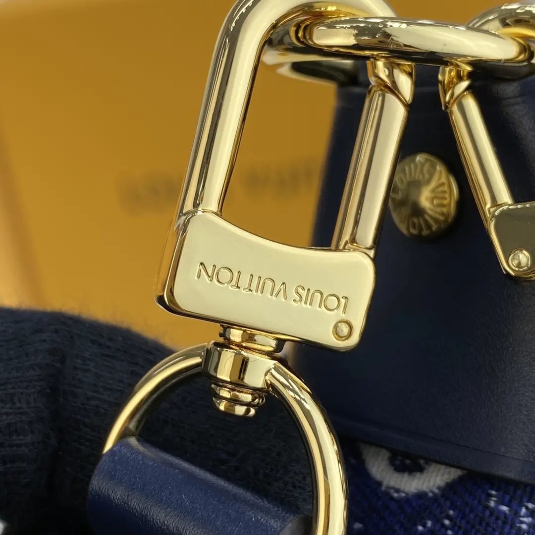 monogram denim loop baguette handbag m81166 2