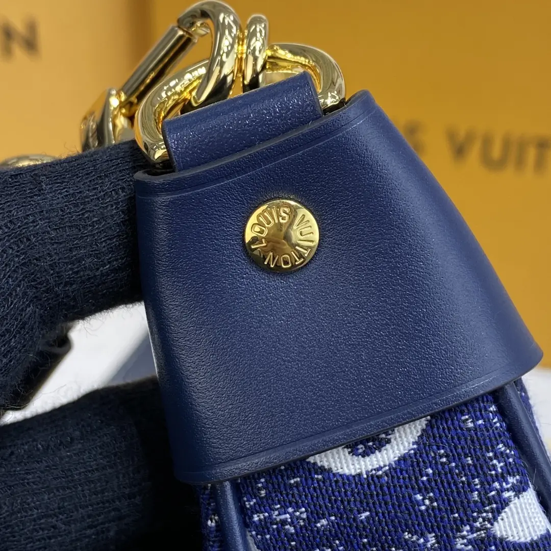 monogram denim loop baguette handbag m81166 4