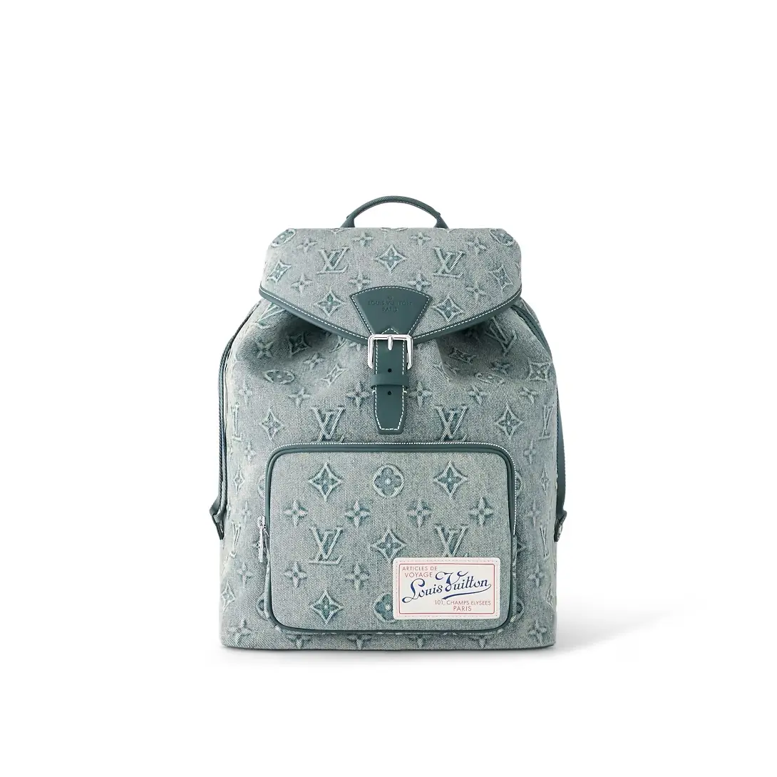 monogram denim montsouris backpack m22534 1