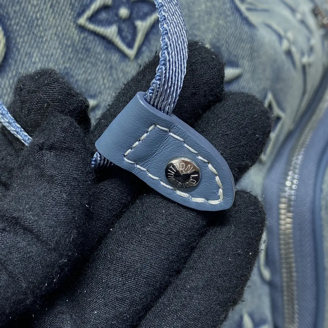 monogram denim montsouris backpack m22534 9