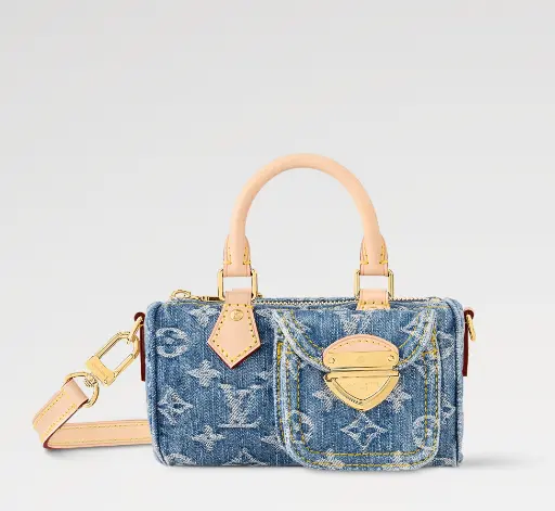 monogram denim nano speedy handbag m82950 1 monogram denim nano speedy handbag m82950 1