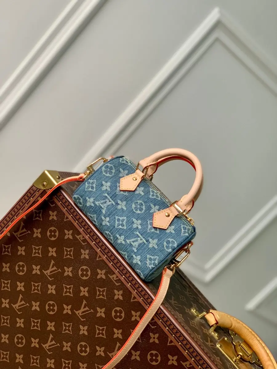 monogram denim nano speedy handbag m82950 2 monogram denim nano speedy handbag m82950 2