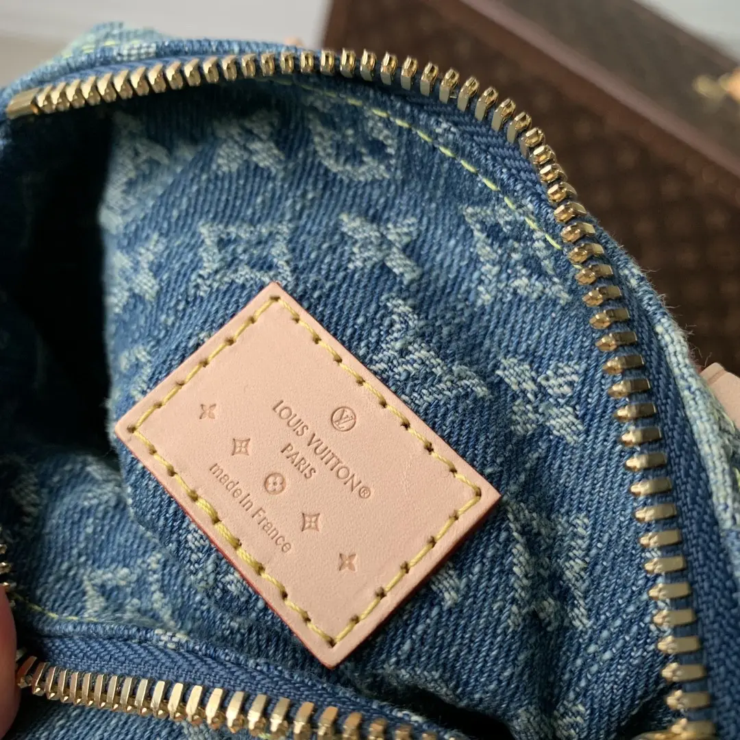 monogram denim nano speedy handbag m82950 5 monogram denim nano speedy handbag m82950 5