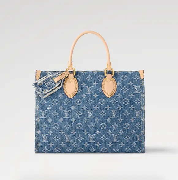 monogram denim onthego mm handbag m46871 1