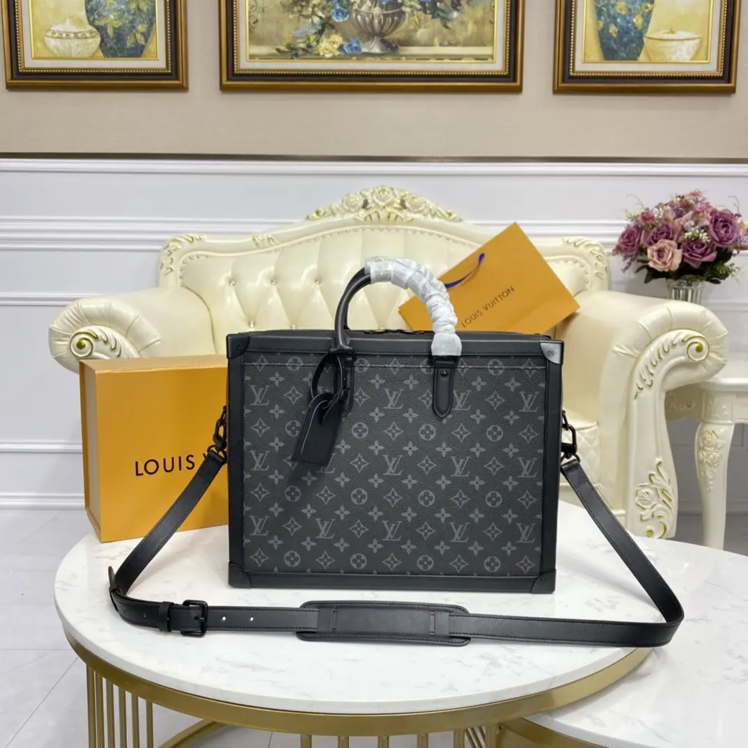 monogram eclipse soft trunk briefcase m44952 3
