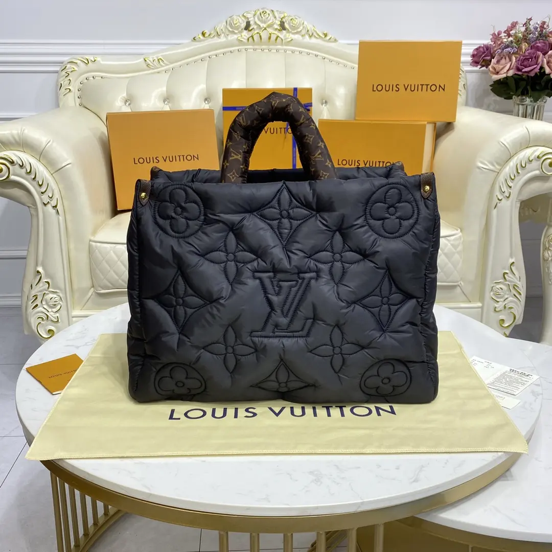 monogram econyl onthego gm tote bag m59005 4
