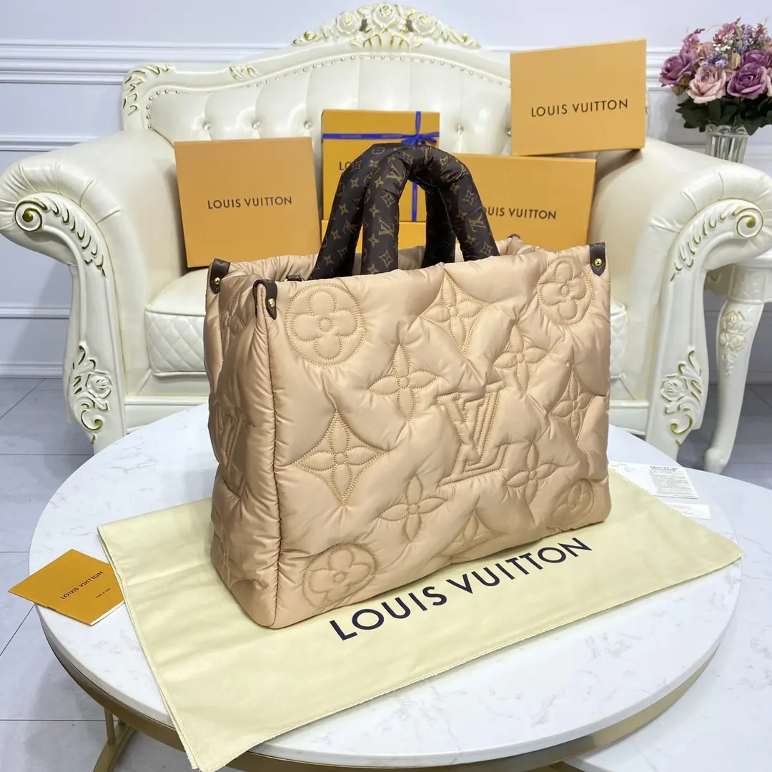 monogram econyl onthego gm tote bag m59007 10