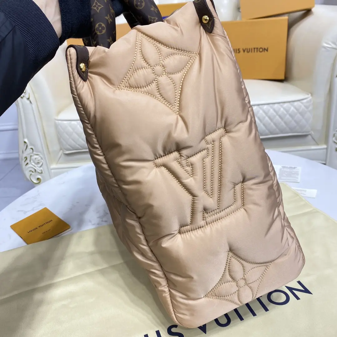 monogram econyl onthego gm tote bag m59007 8