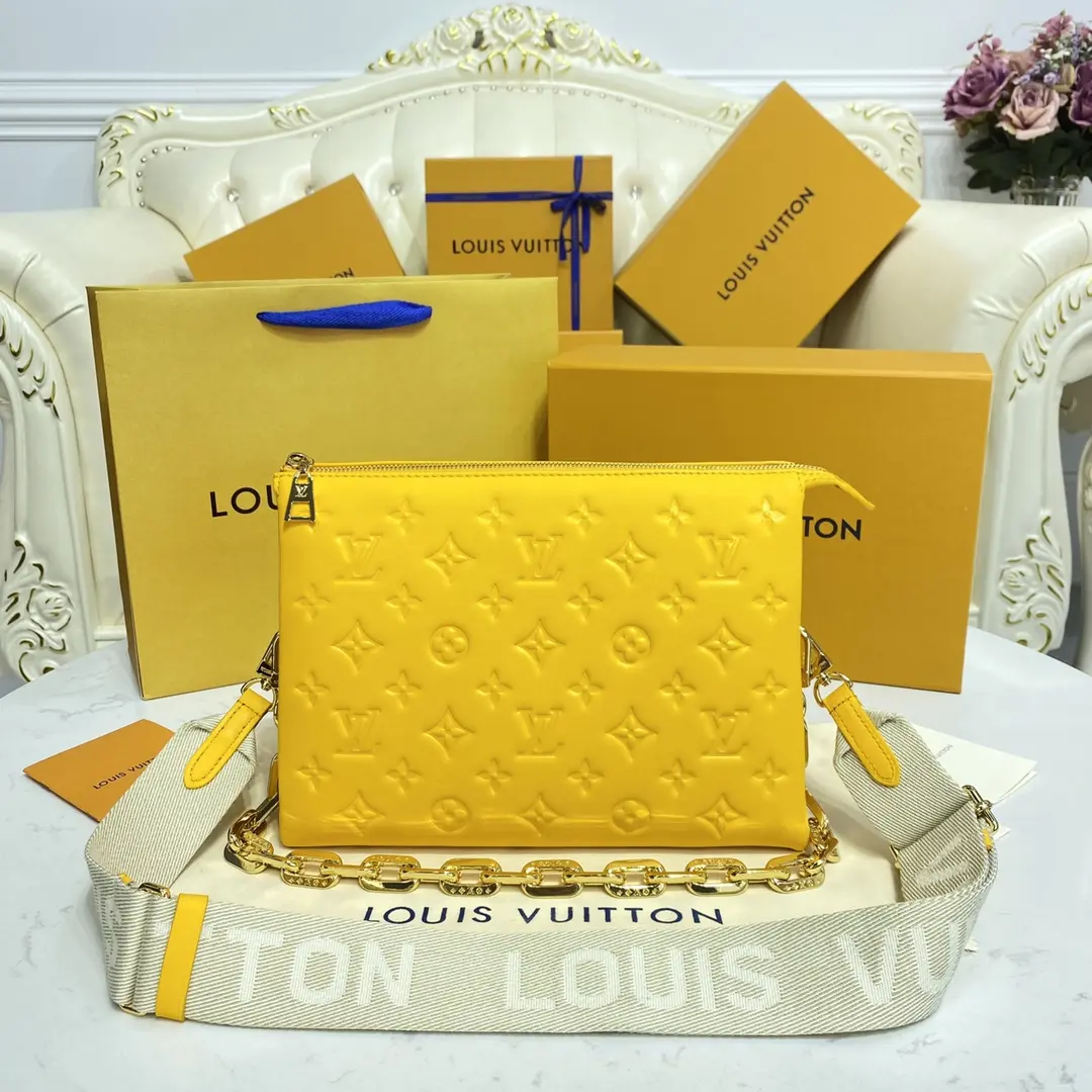 monogram embossed puffy coussin pm handbag m20378 10 monogram embossed puffy coussin pm handbag m20378 10