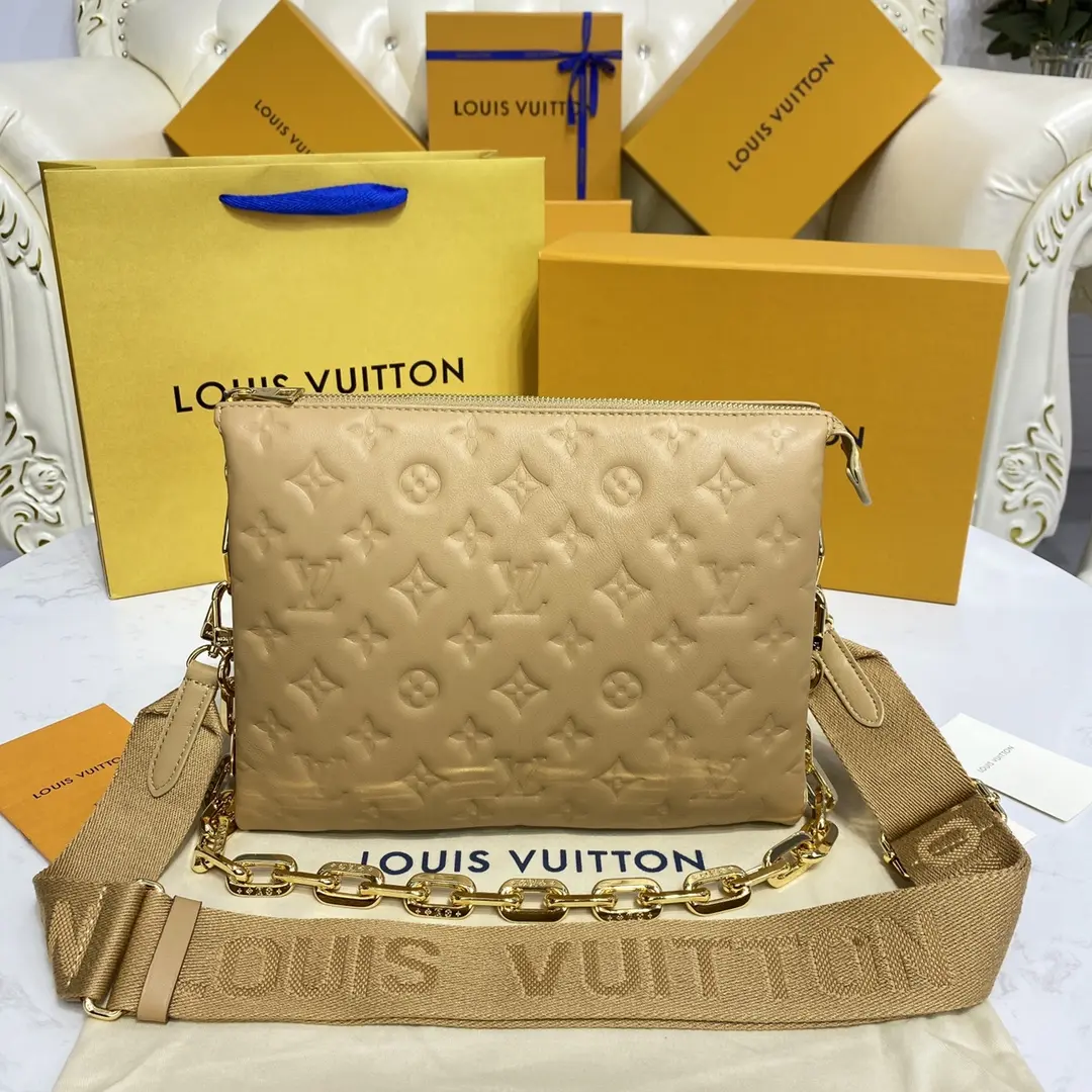monogram embossed puffy coussin pm handbag m57791 10 monogram embossed puffy coussin pm handbag m57791 10