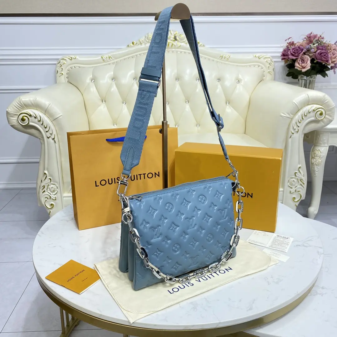 monogram embossed puffy coussin pm handbag m58699 5