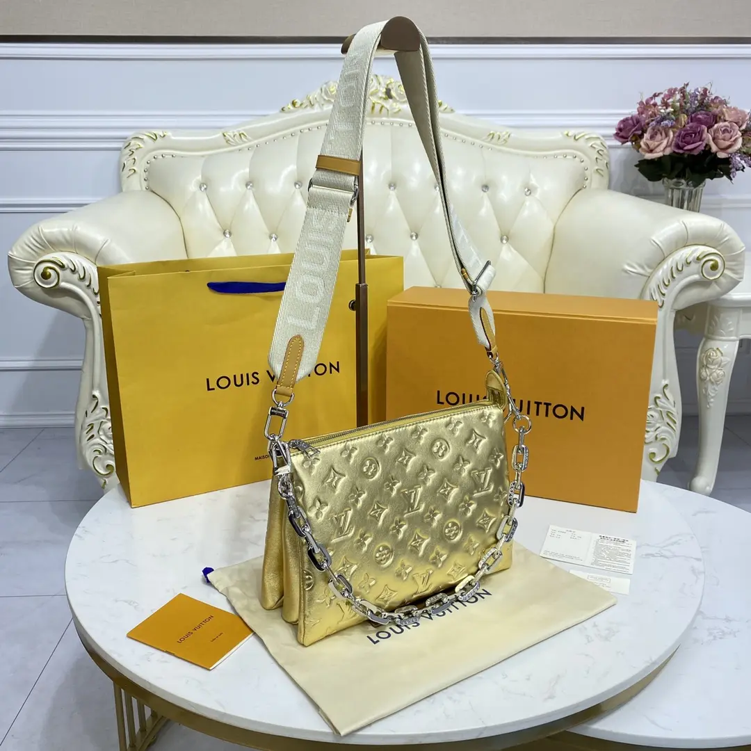 monogram embossed puffy coussin pm handbag m59278 5