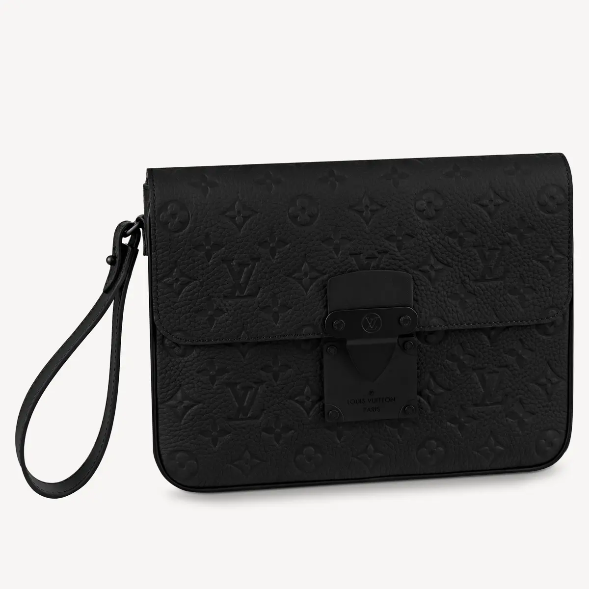monogram embossed taurillon leather s lock a4 pouch black m80582 1 monogram embossed taurillon leather s lock a4 pouch black m80582 1
