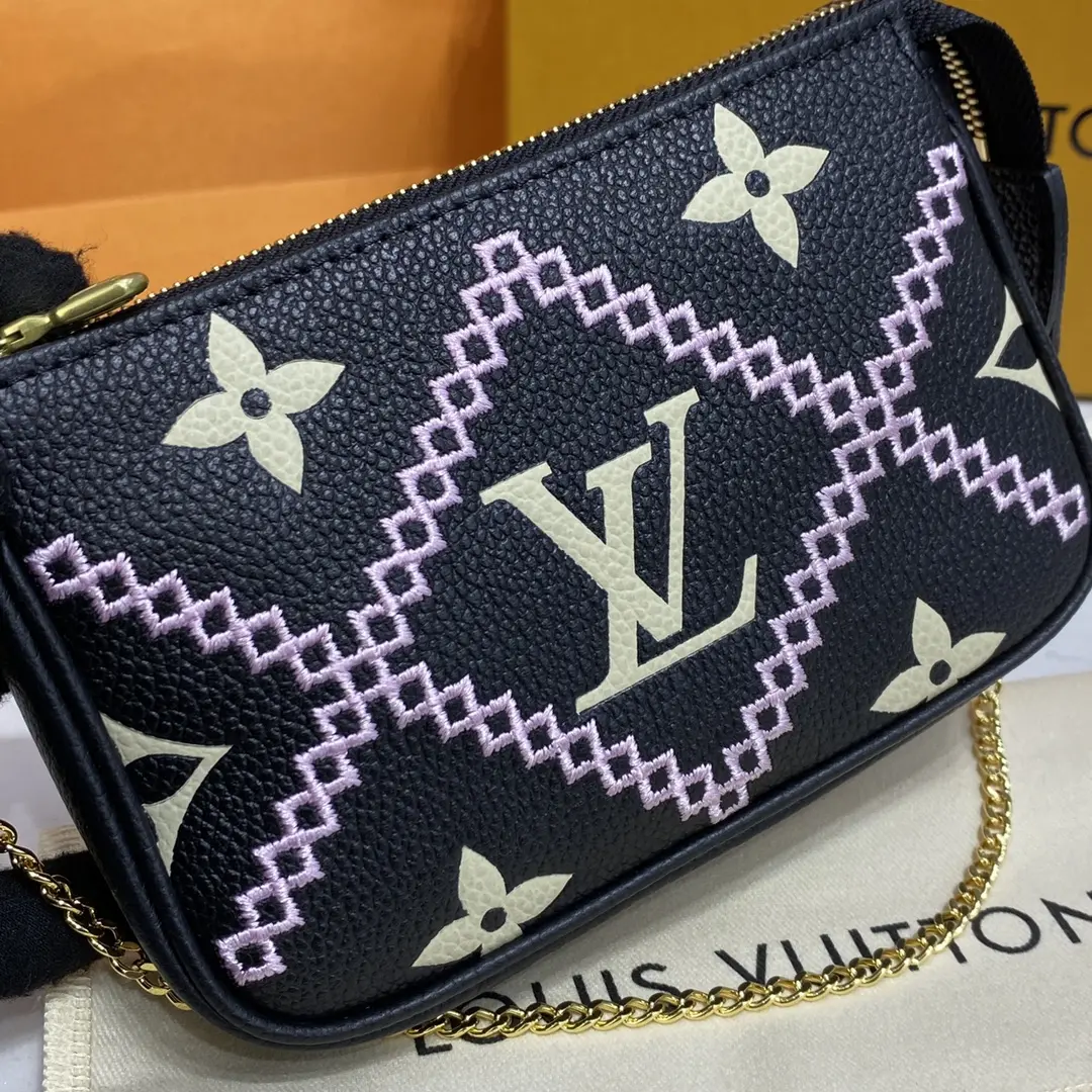 monogram empreinte broderies mini pochette accessoires black m81140 black 5 monogram empreinte broderies mini pochette accessoires black m81140 black 5