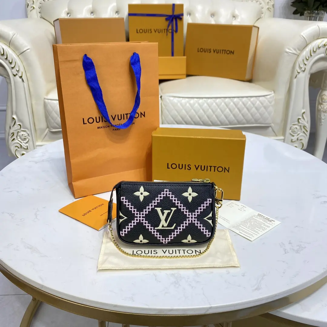monogram empreinte broderies mini pochette accessoires black m81140 black 6 monogram empreinte broderies mini pochette accessoires black m81140 black 6
