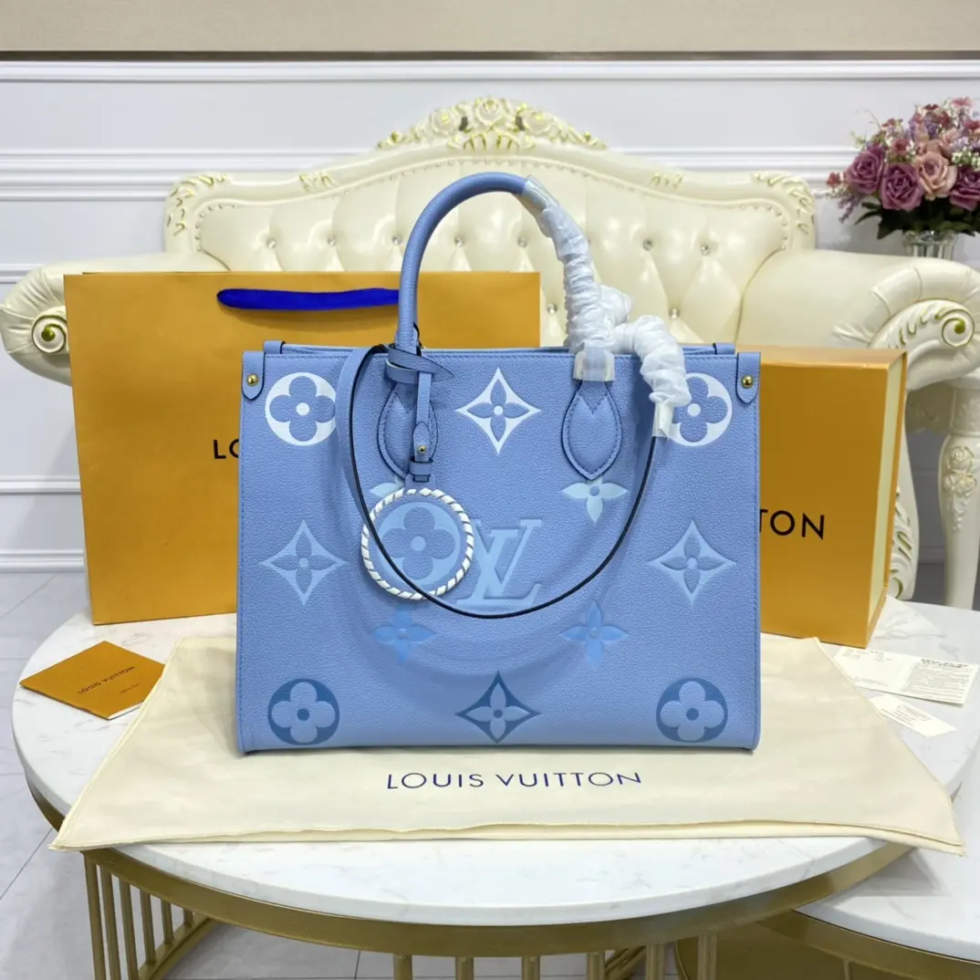 monogram empreinte by the pool collection onthego mm blue m45718 3 monogram empreinte by the pool collection onthego mm blue m45718 3