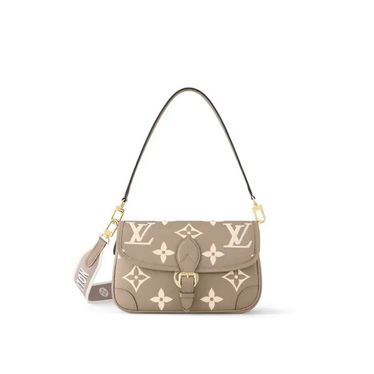 monogram empreinte diane satchel m46583 1