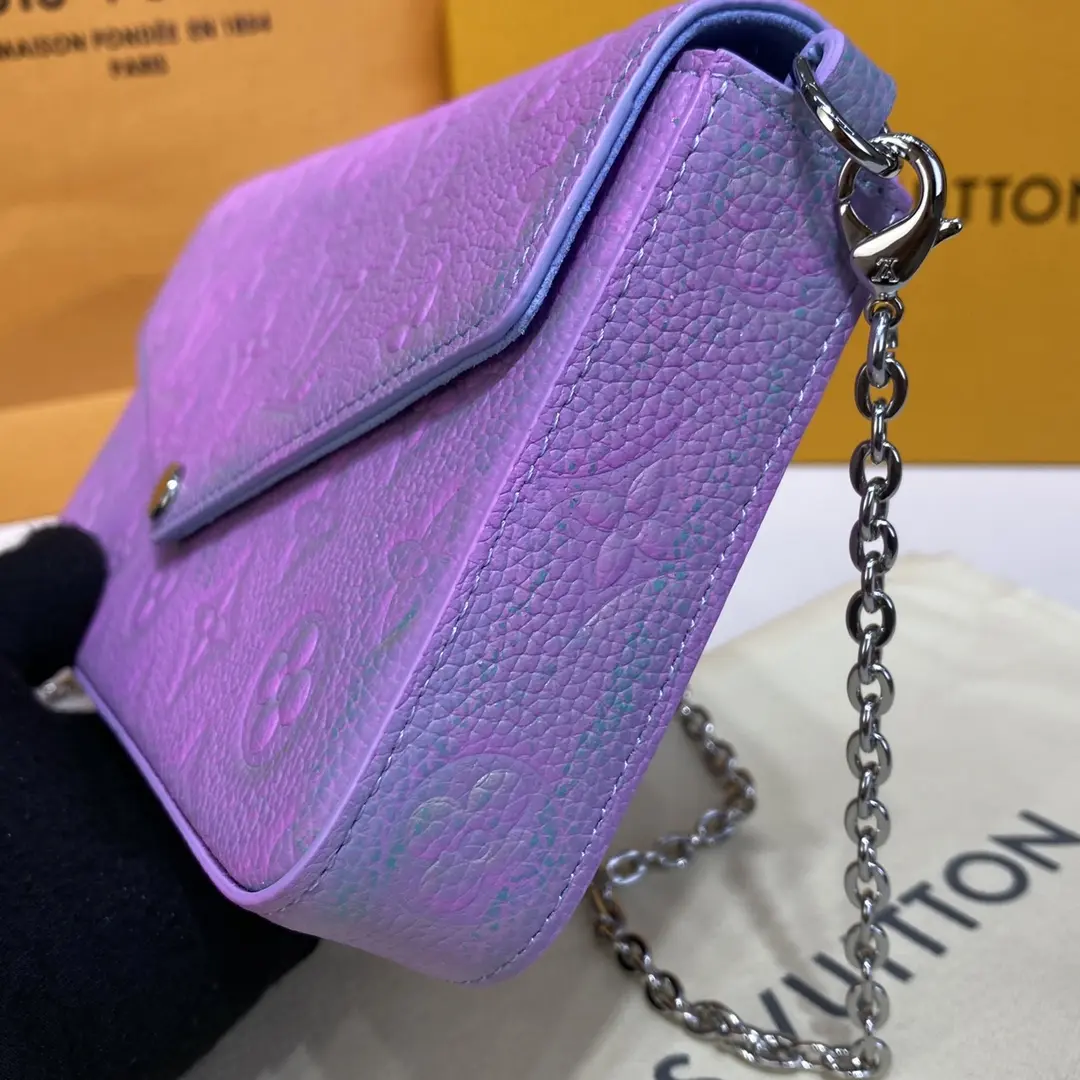 monogram empreinte felicie pochette blue m64064 newblue 5