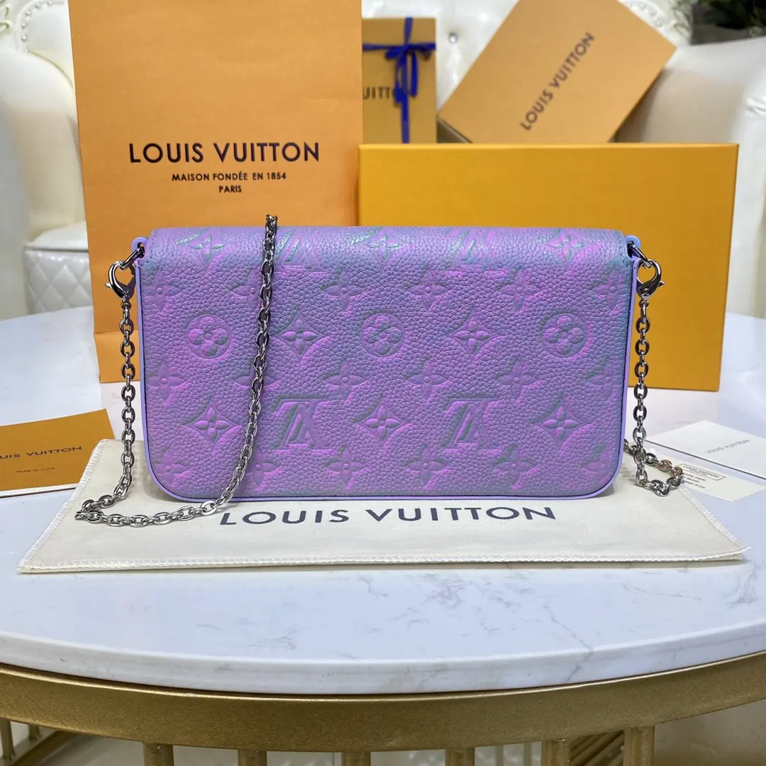 monogram empreinte felicie pochette blue m64064 newblue 9