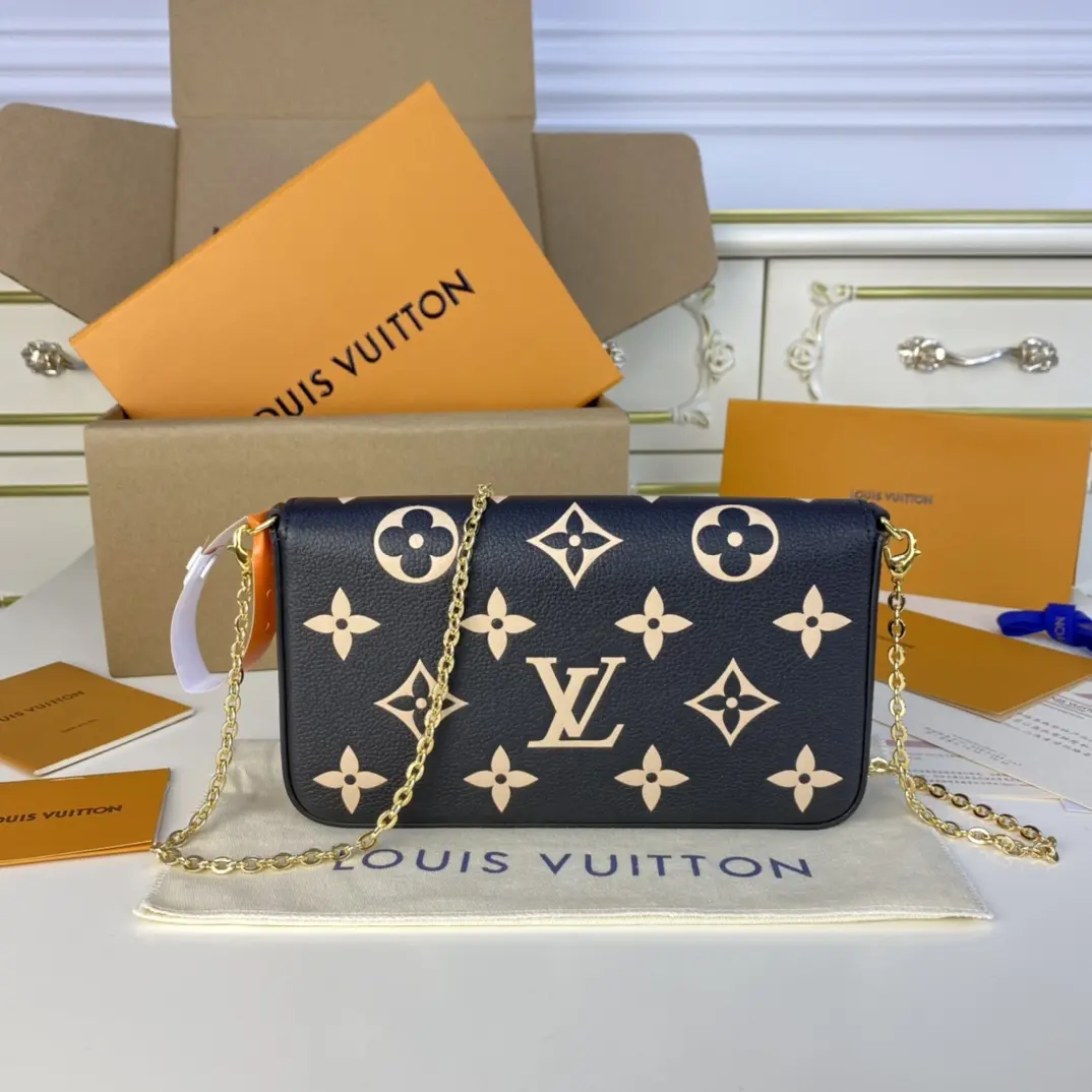 monogram empreinte felicie pochette m80482 5