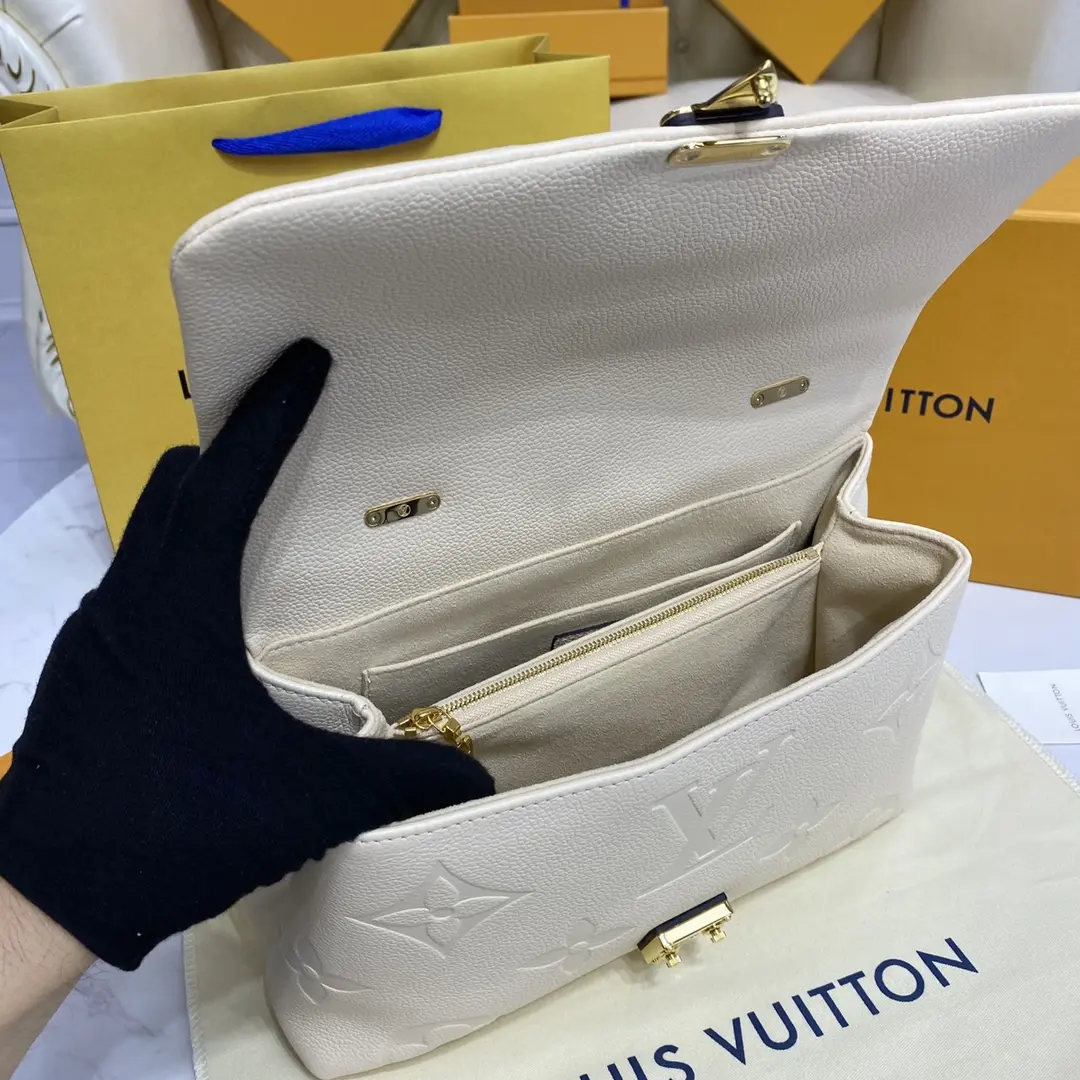 monogram empreinte madeleine mm handbag cream m45976 cream 2