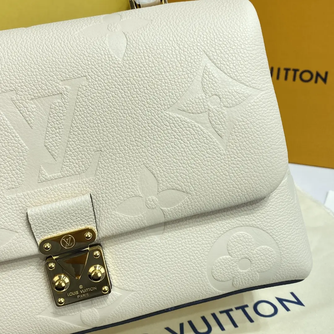 monogram empreinte madeleine mm handbag cream m45976 cream 4
