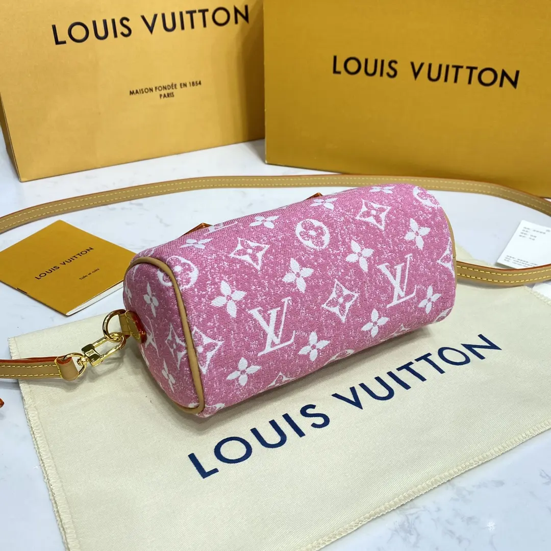 monogram jacquard denim nano speedy m81213 2