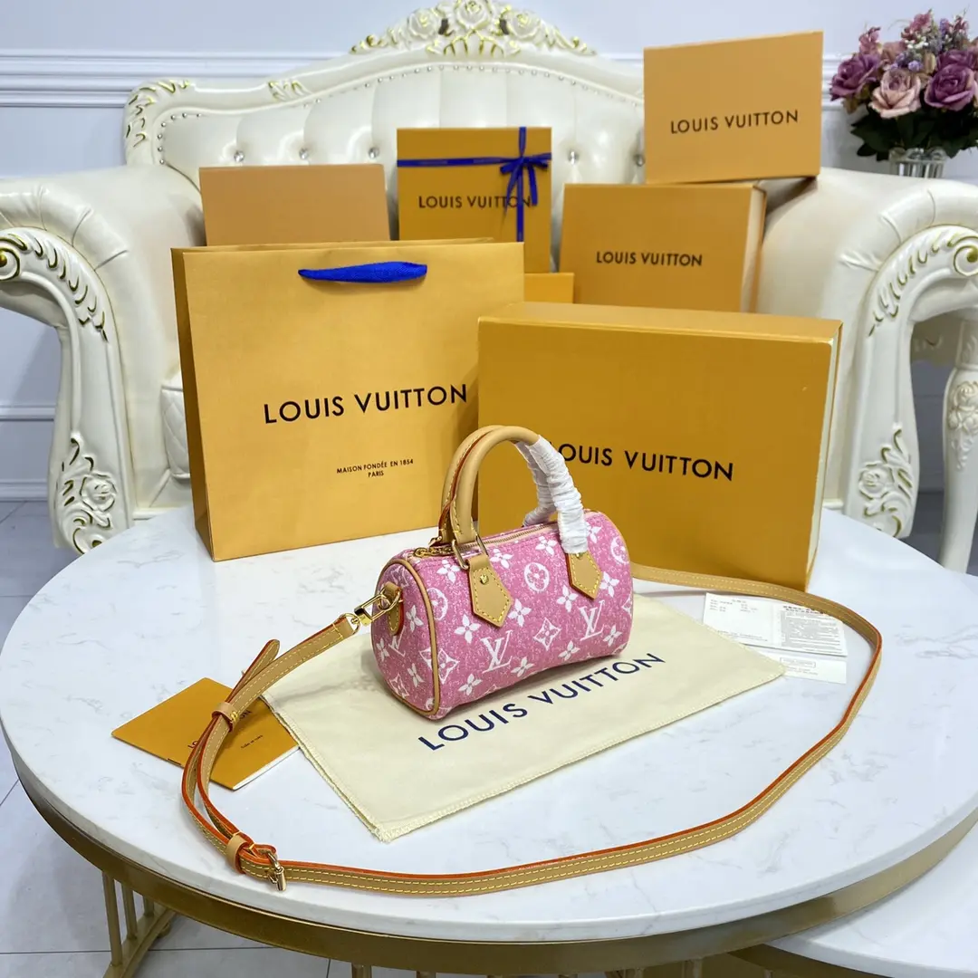 monogram jacquard denim nano speedy m81213 6
