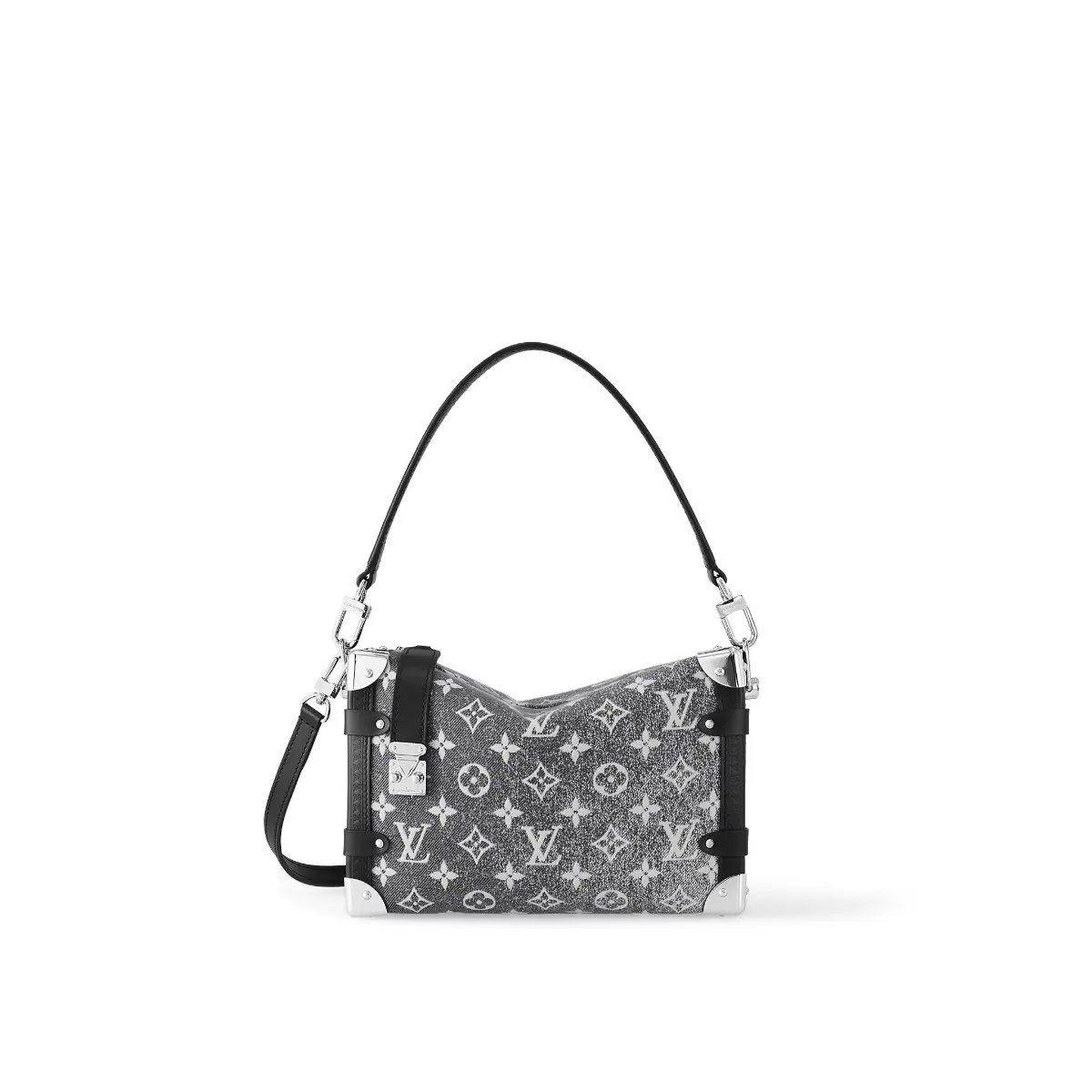 monogram jacquard denim side trunk bag m21460 1 monogram jacquard denim side trunk bag m21460 1