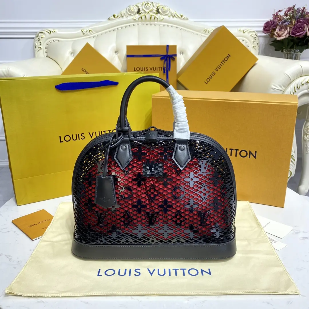 monogram lace alma pm handbag m20355 2
