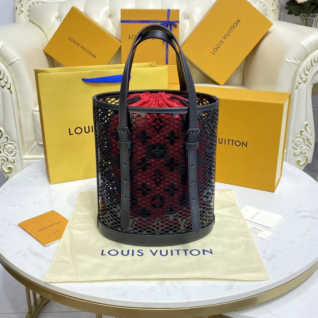 monogram lace bucket pm bag m20352 10