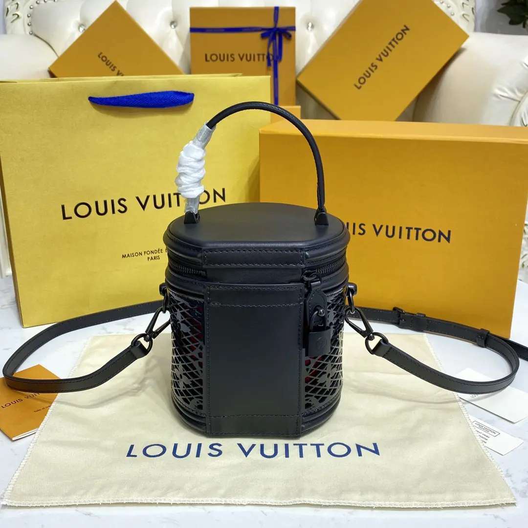 monogram lace bucket pm bag m20363 3
