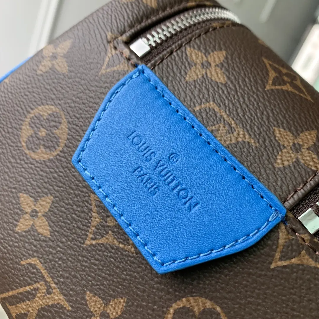 monogram macassar canvas dopp kit toiletry blue m46763 6 monogram macassar canvas dopp kit toiletry blue m46763 6