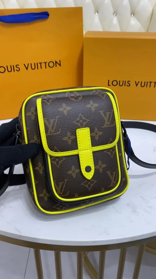 monogram macassar christopher wearable wallet yellow m80793 4 monogram macassar christopher wearable wallet yellow m80793 4