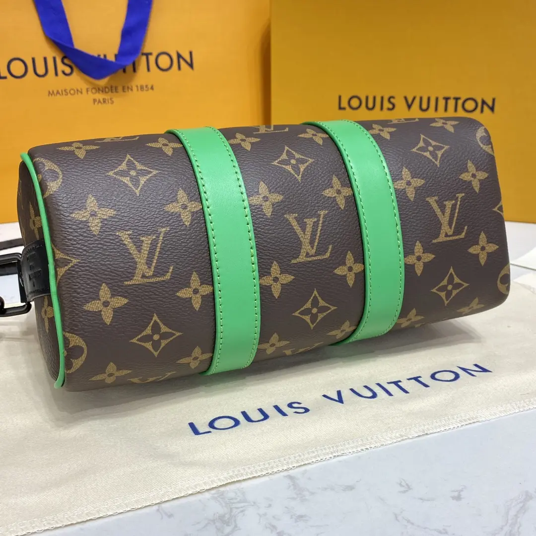 monogram macassar keepall bandouliere 25 m46249 4