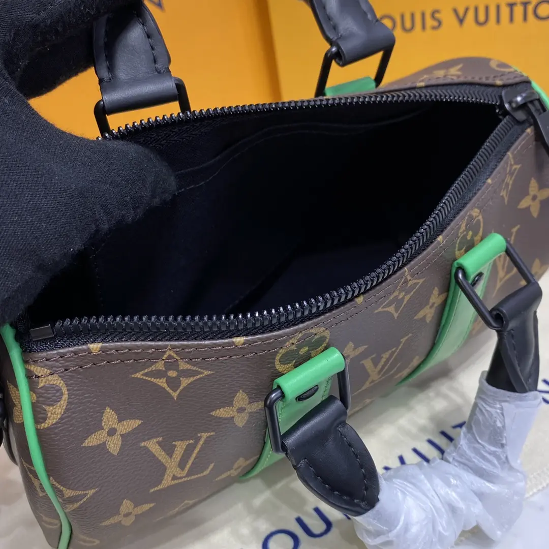 monogram macassar keepall bandouliere 25 m46249 6