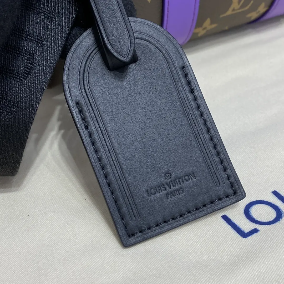monogram macassar keepall bandouliere 25 purple m46249 purple 3 monogram macassar keepall bandouliere 25 purple m46249 purple 3