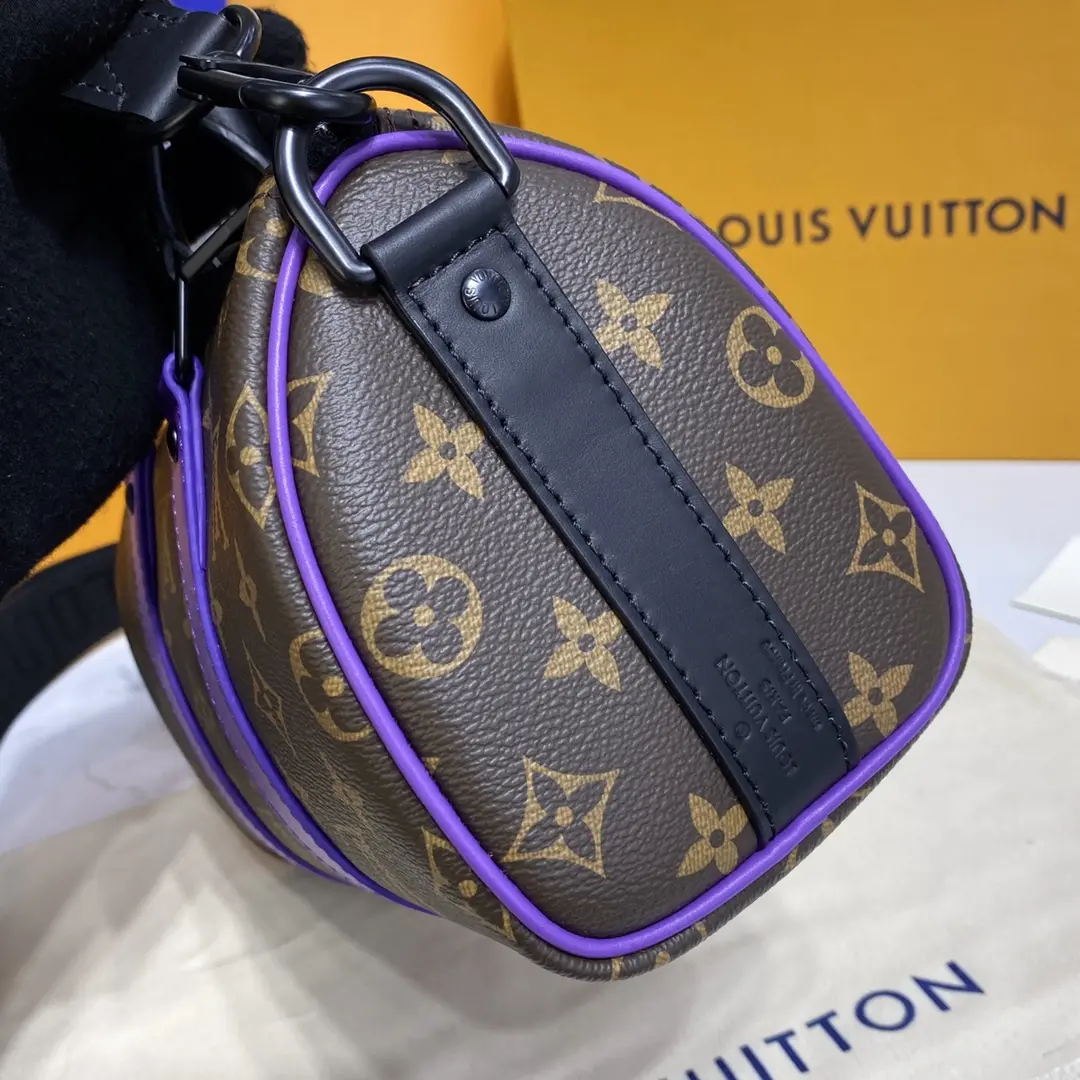 monogram macassar keepall bandouliere 25 purple m46249 purple 7 monogram macassar keepall bandouliere 25 purple m46249 purple 7