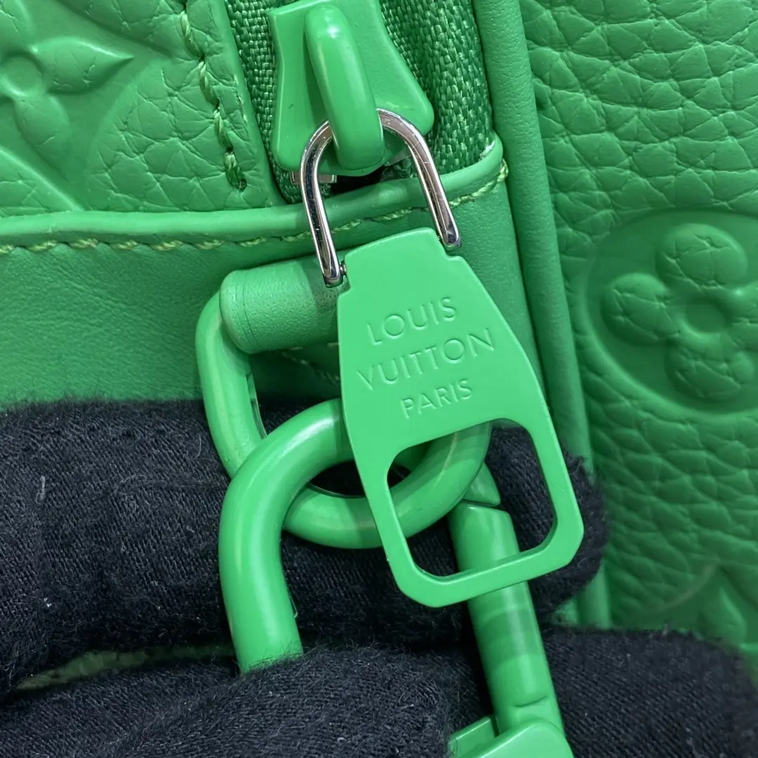 monogram macassar s lock messenger green m20904 green 8