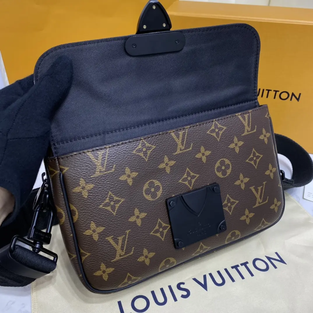 monogram macassar s lock messenger m45806 7 monogram macassar s lock messenger m45806 7