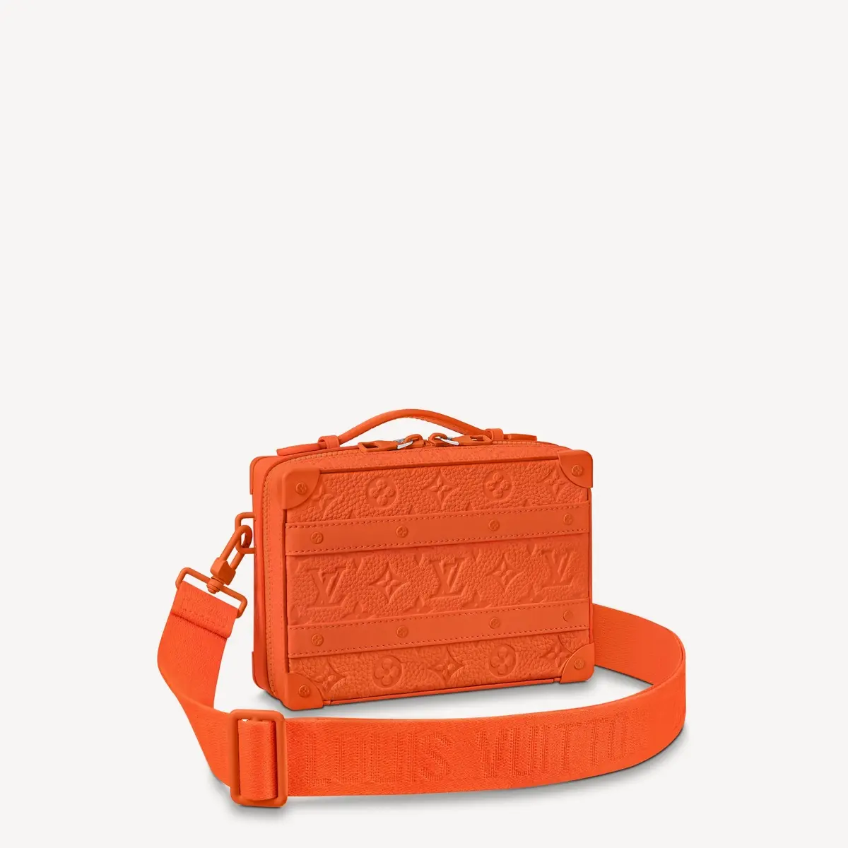 monogram macassar s lock messenger orange m20904 orange 1