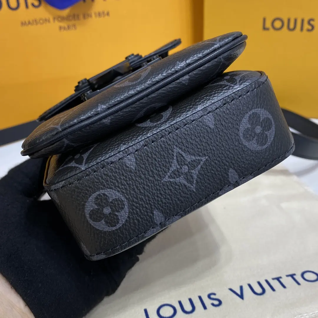 monogram macassar s lock vertical wearable wallet black m81522 black 5 monogram macassar s lock vertical wearable wallet black m81522 black 5