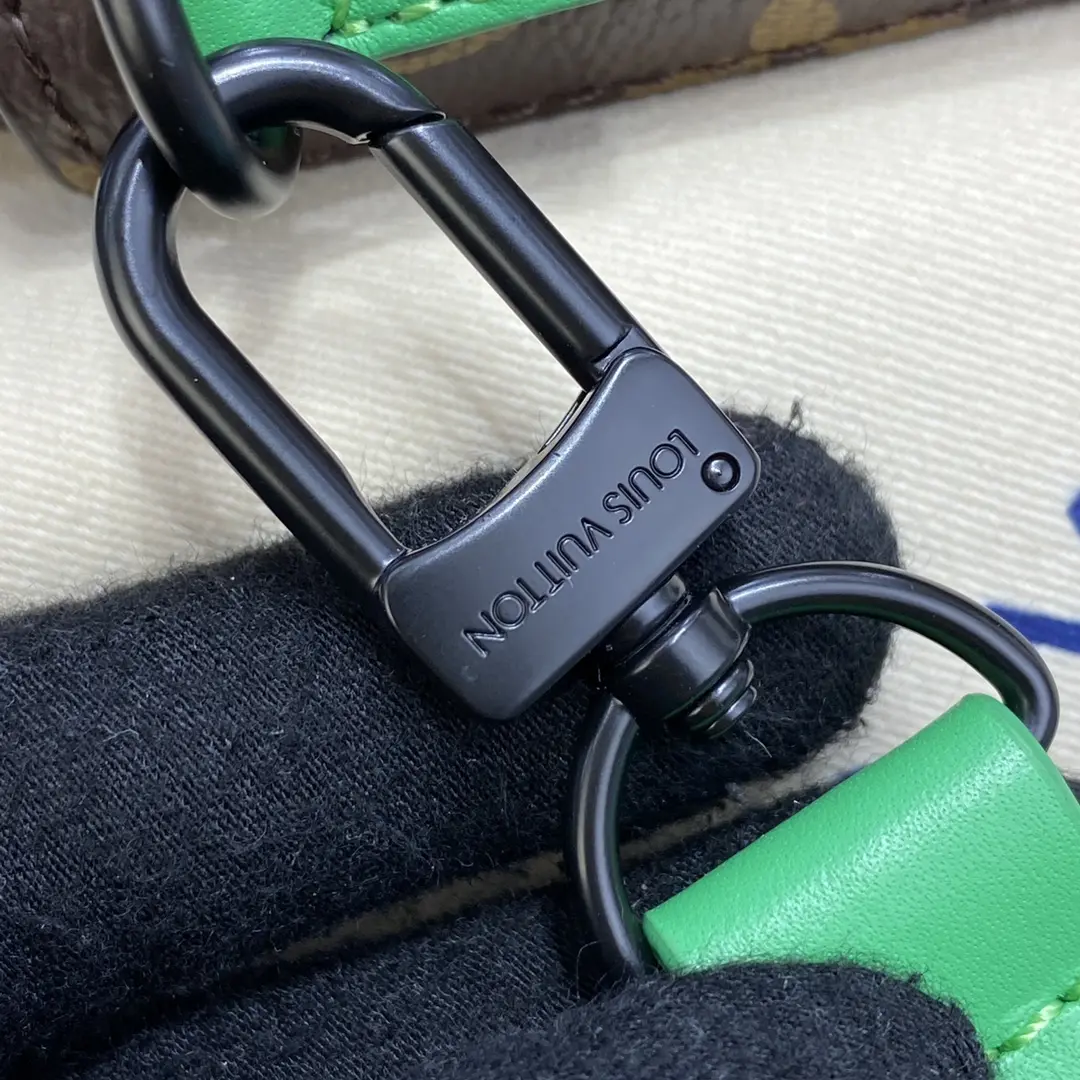 monogram macassar s lock vertical wearable wallet green m81522 green 3 monogram macassar s lock vertical wearable wallet green m81522 green 3