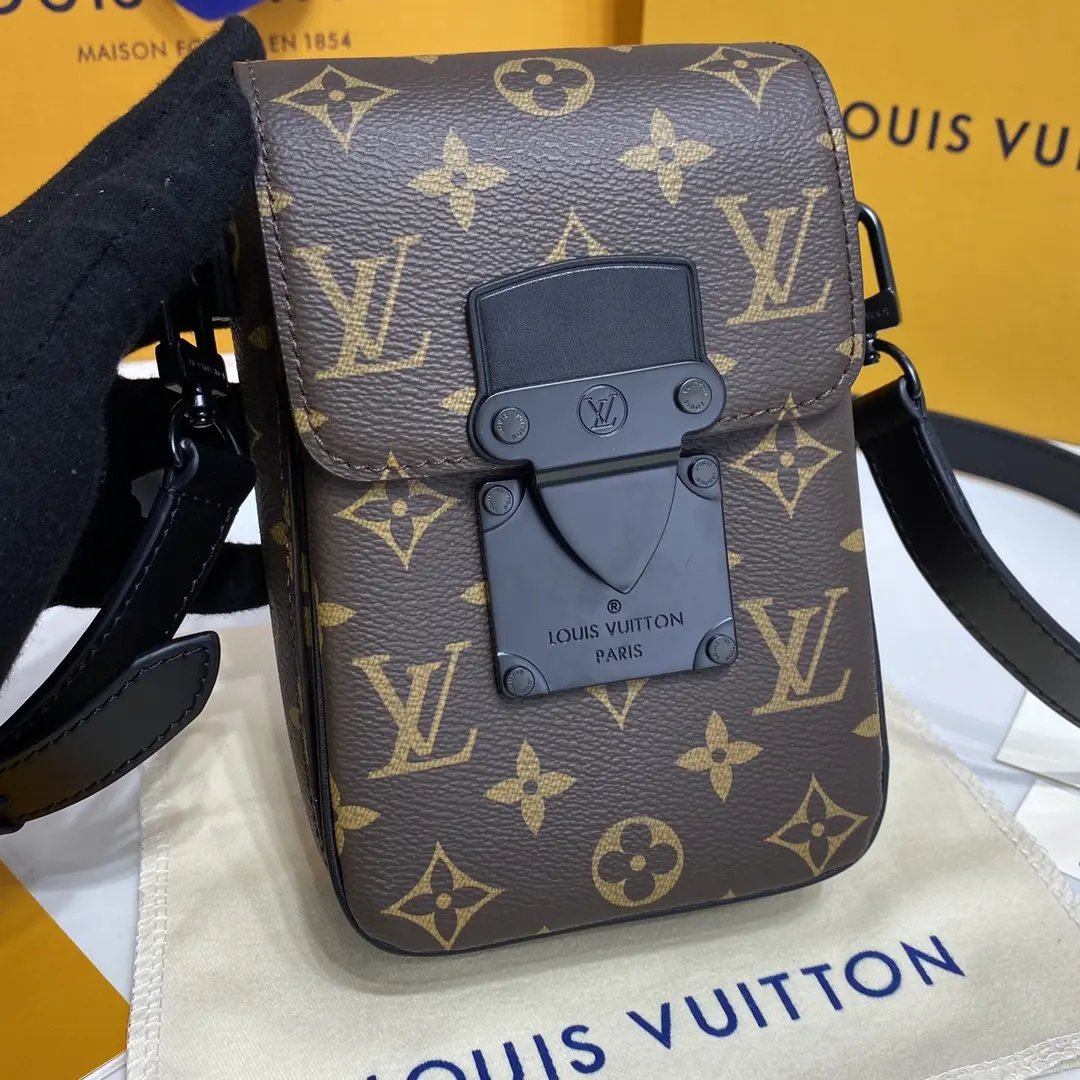 monogram macassar s lock vertical wearable wallet m81522 6 monogram macassar s lock vertical wearable wallet m81522 6