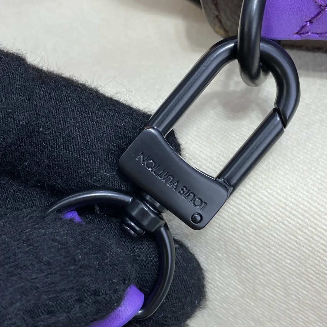 monogram macassar s lock vertical wearable wallet purple m81522 purple 5 monogram macassar s lock vertical wearable wallet purple m81522 purple 5