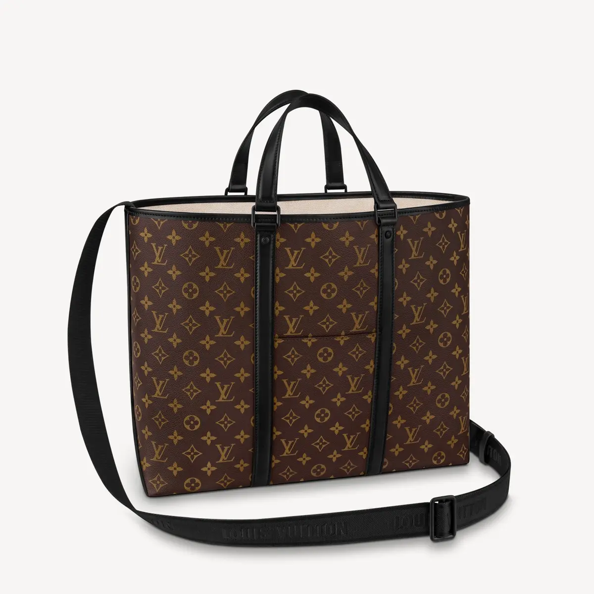 monogram macassar week end tote gm m45733 1 monogram macassar week end tote gm m45733 1