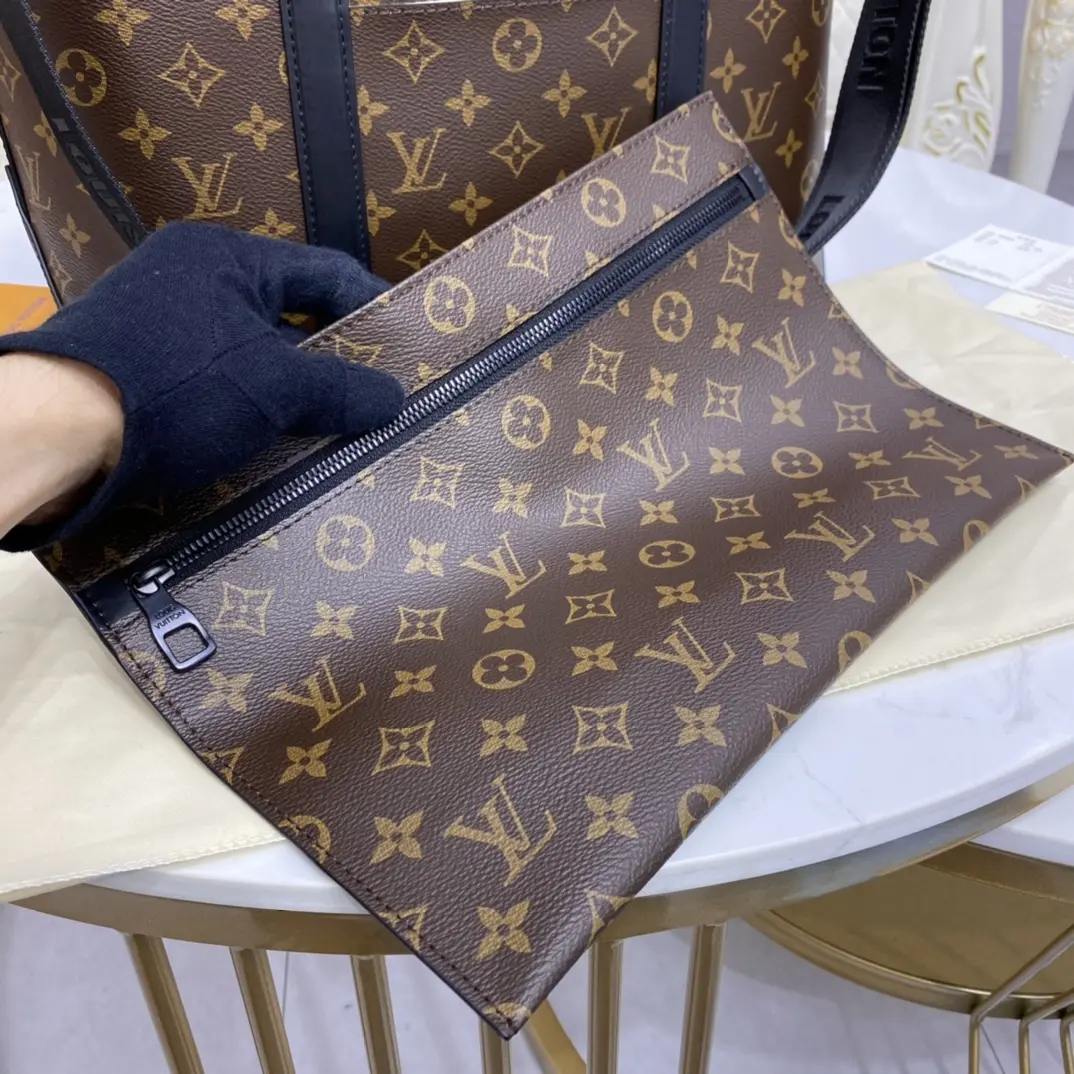 monogram macassar week end tote pm m45734 2