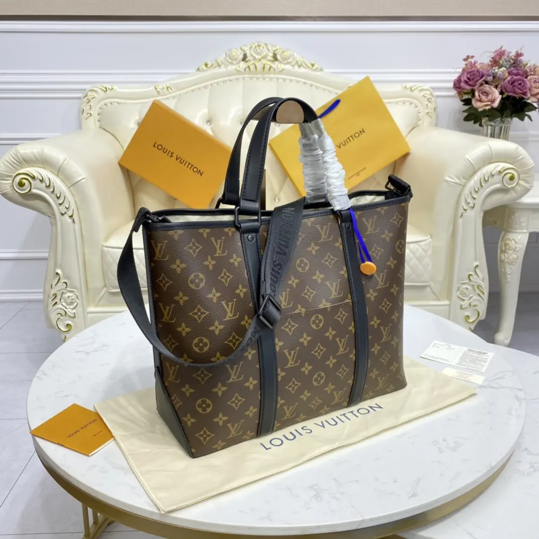 monogram macassar week end tote pm m45734 5